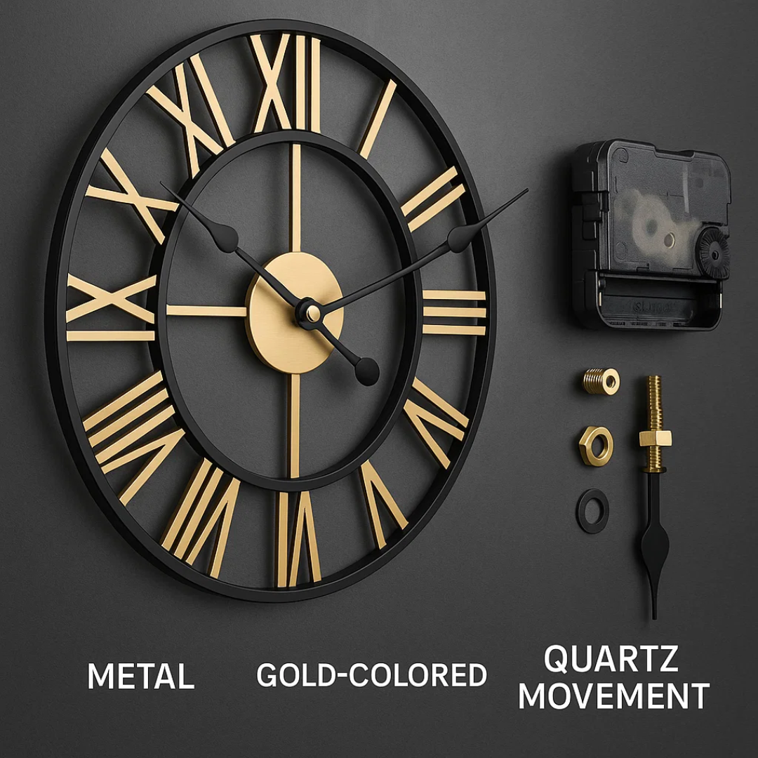 MetalCraft | Vintage & Elegant Wall Clock