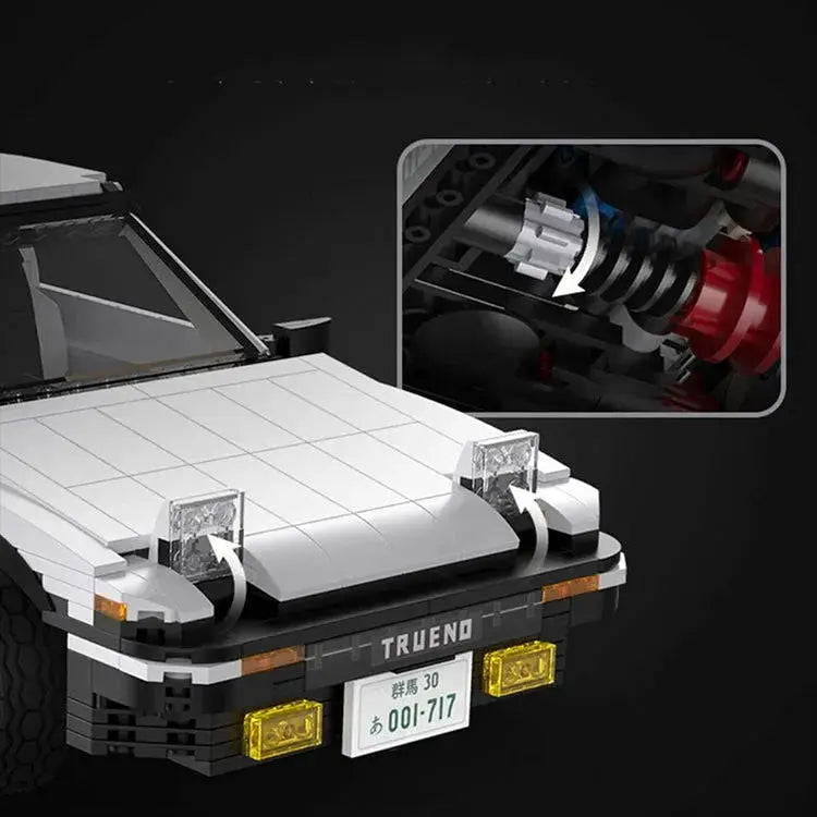 REMOTE CONTROLLED INITIAL D AE86 1233PCS