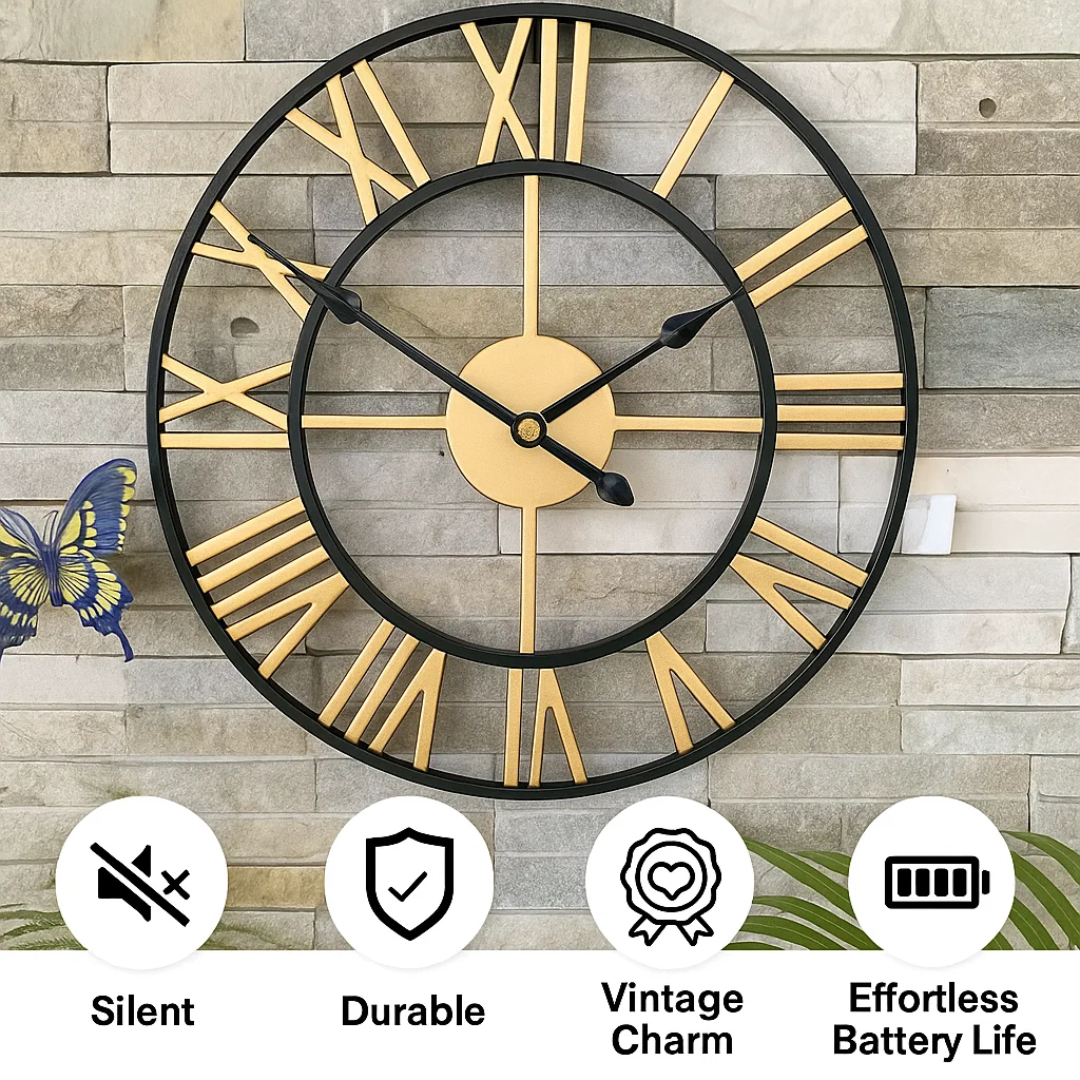 MetalCraft | Vintage & Elegant Wall Clock