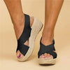 EvoWear | Orthopaedic Wedge Espadrilles in Taupe