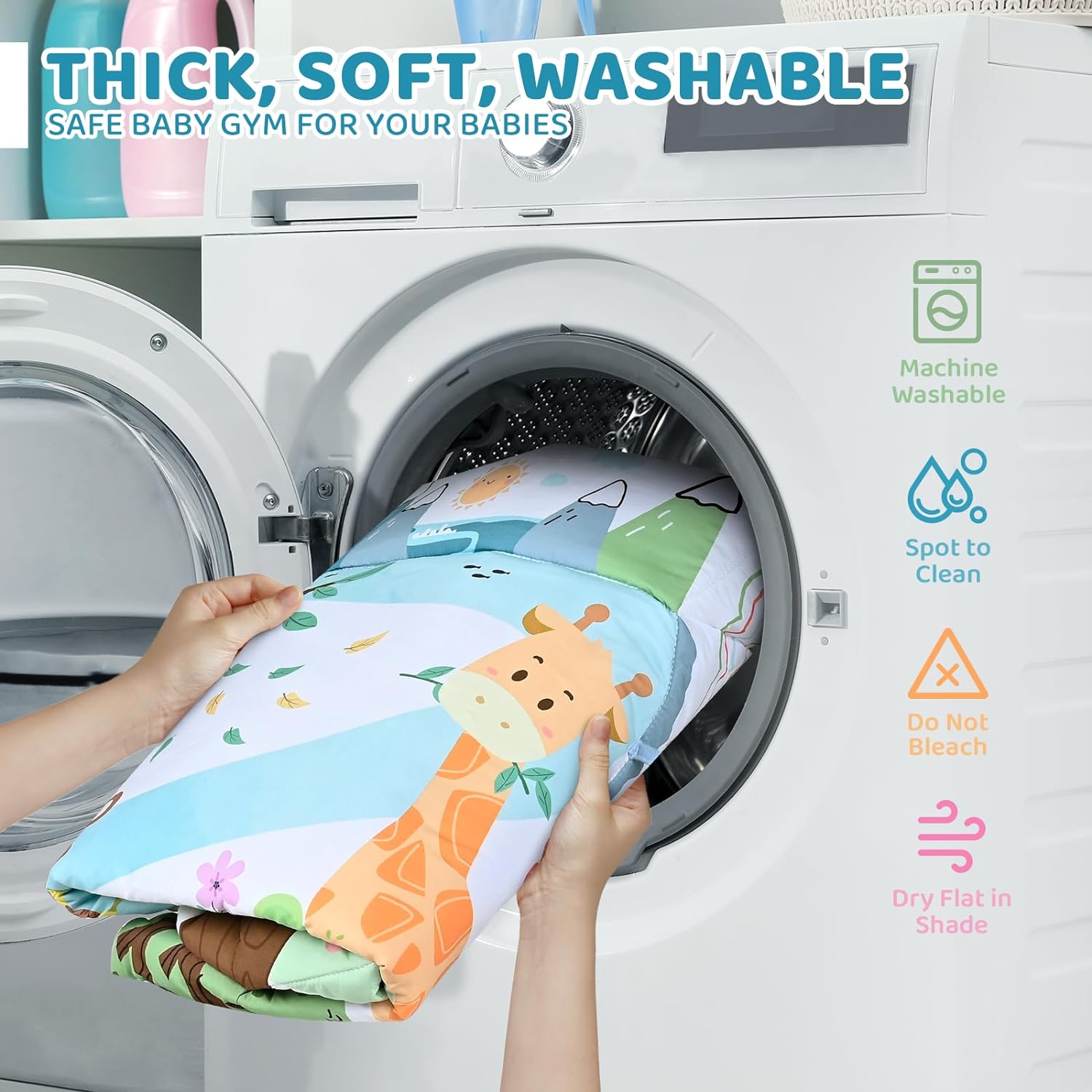 SensoryHaven™ 8-in-1 Baby Speelkleed met 6 Speeltjes – Stimulatie van Zintuigen en Motoriek voor Baby’s