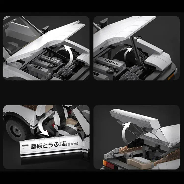 REMOTE CONTROLLED INITIAL D AE86 1233PCS