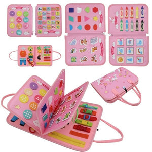 Montessori Educational Book for Children | Learn to Dress Independently & Improve Motor Skills | Safe and Durable | Suitable from 1 Year Old